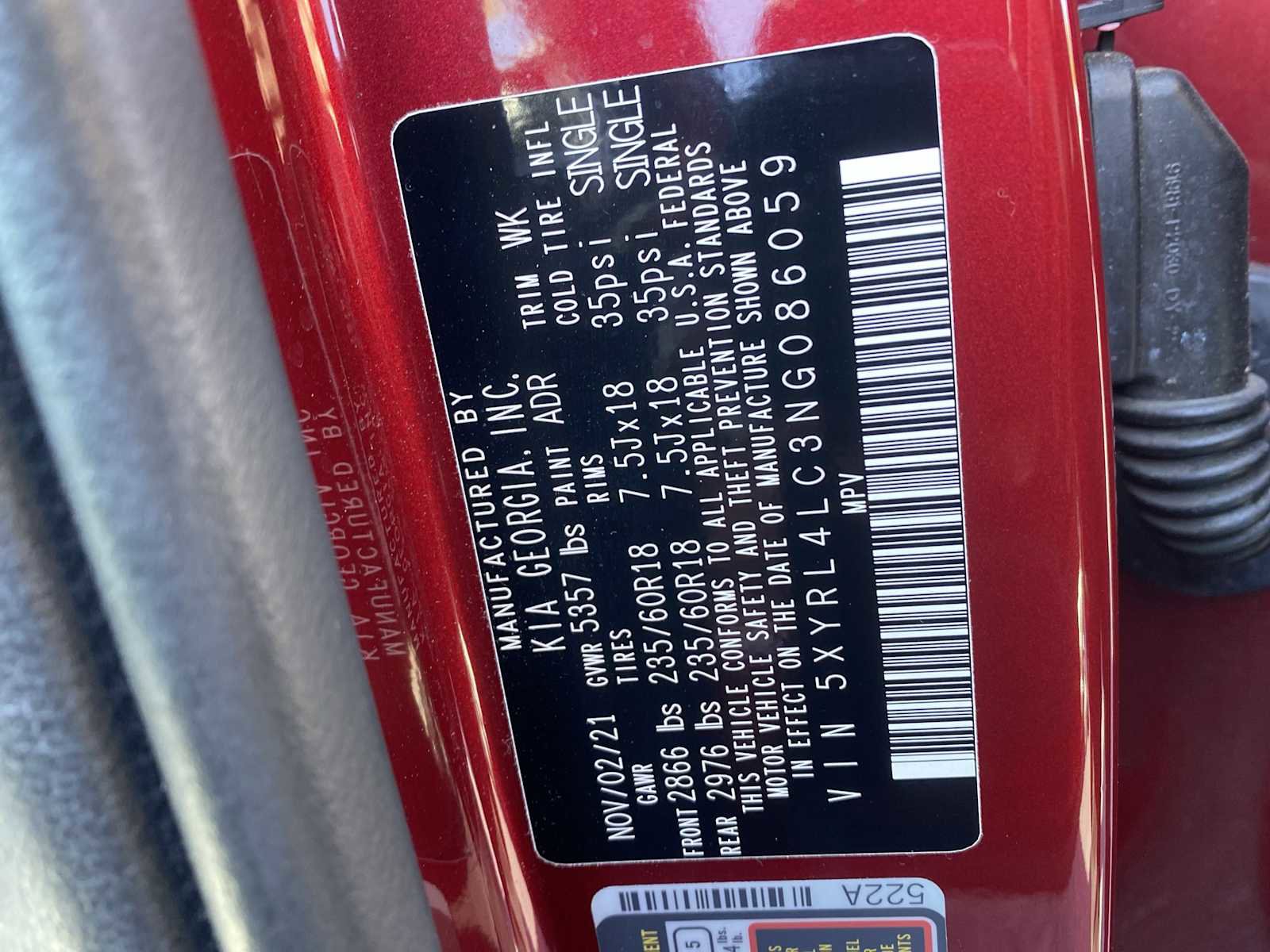 Used 2022 Kia Sorento S FWD image 31