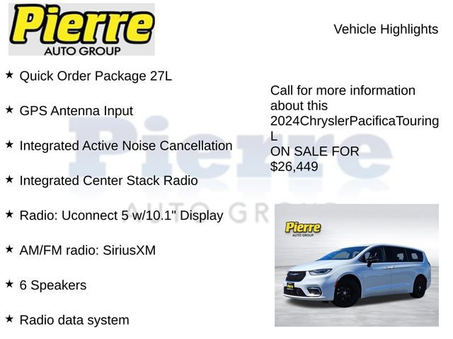 Used 2024 Chrysler Pacifica Touring-L FWD image 7