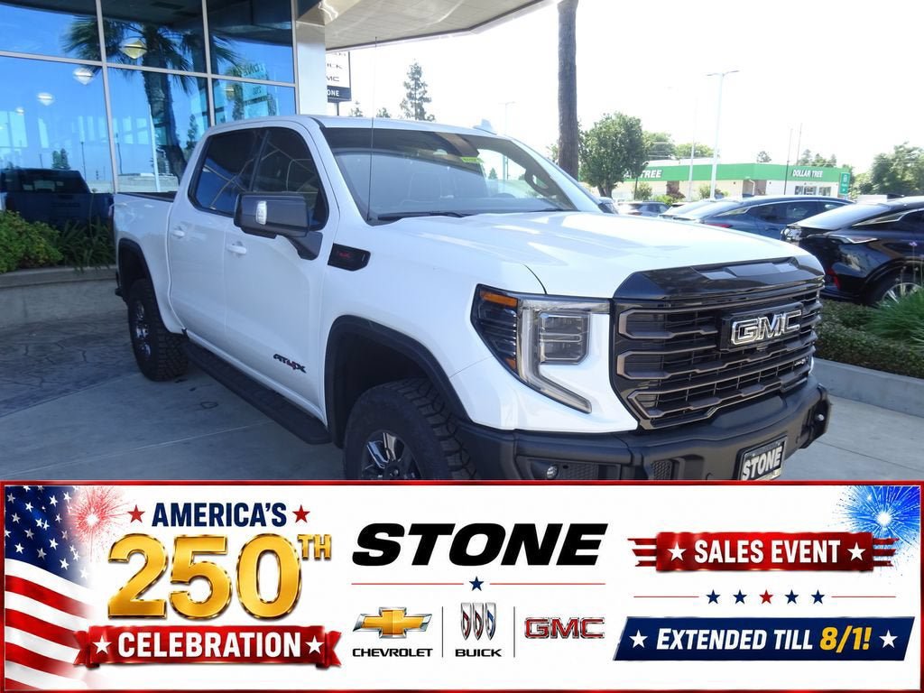 New 2026 GMC Sierra 1500 AT4X w/ LPO, Black Badging Package