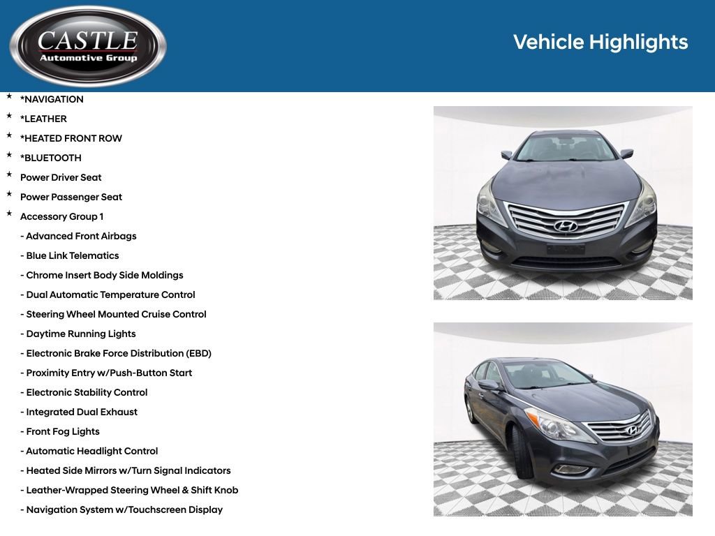 Used 2012 Hyundai Azera image 3
