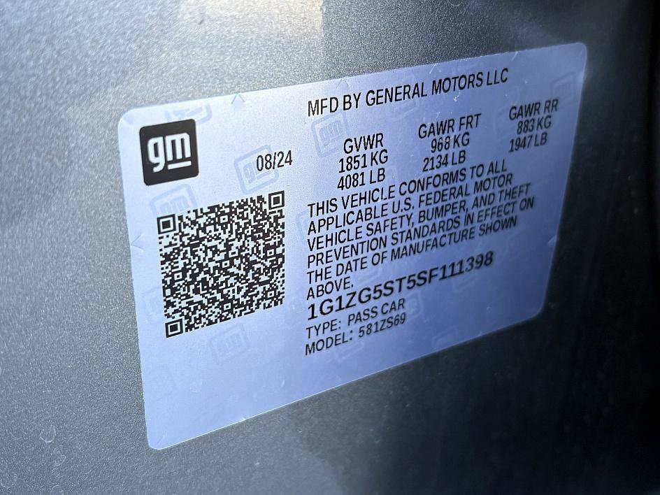 Certified 2025 Chevrolet Malibu RS image 26