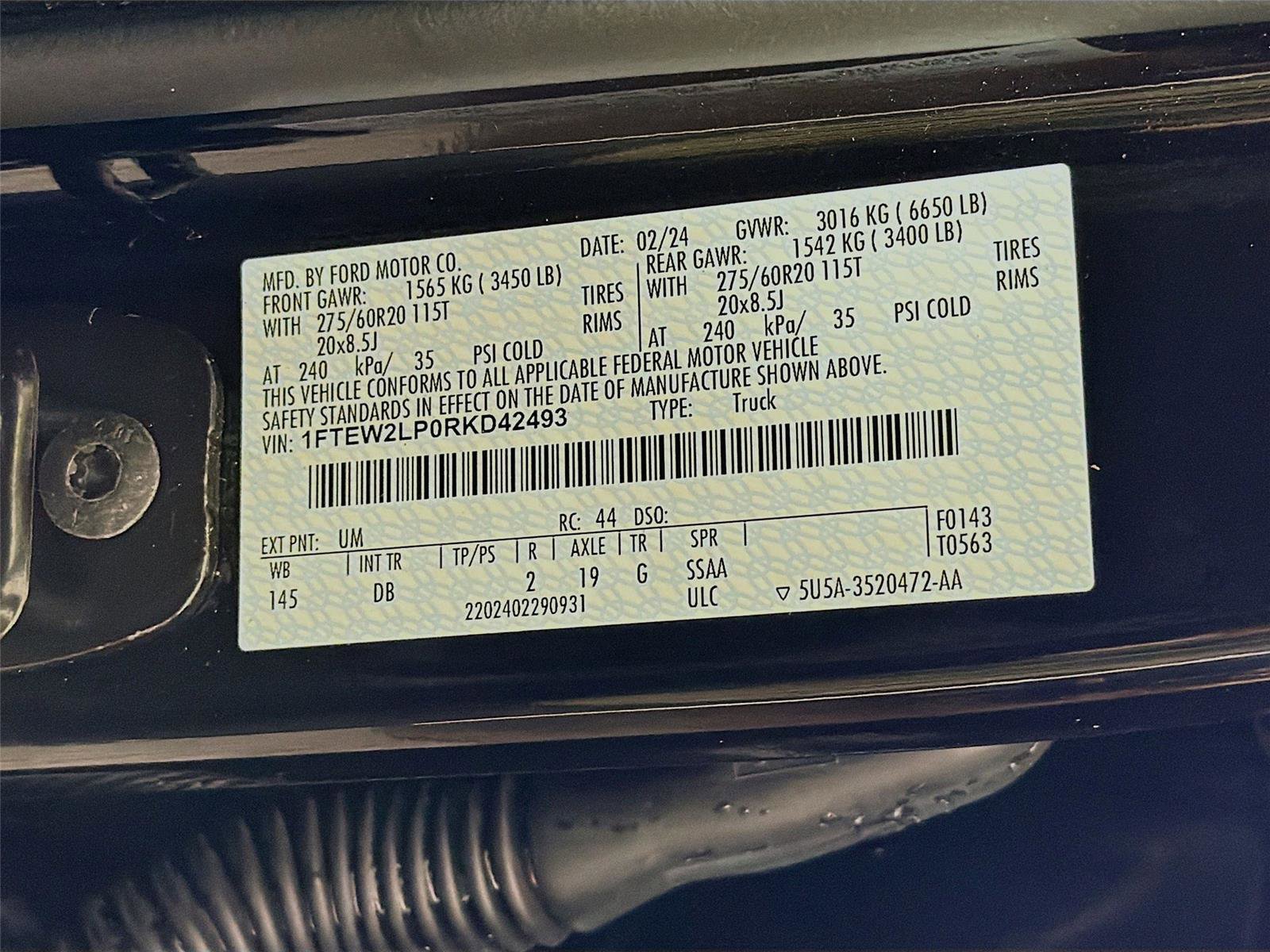 Used 2024 Ford F150 STX w/ STX Black Appearance Package image 31