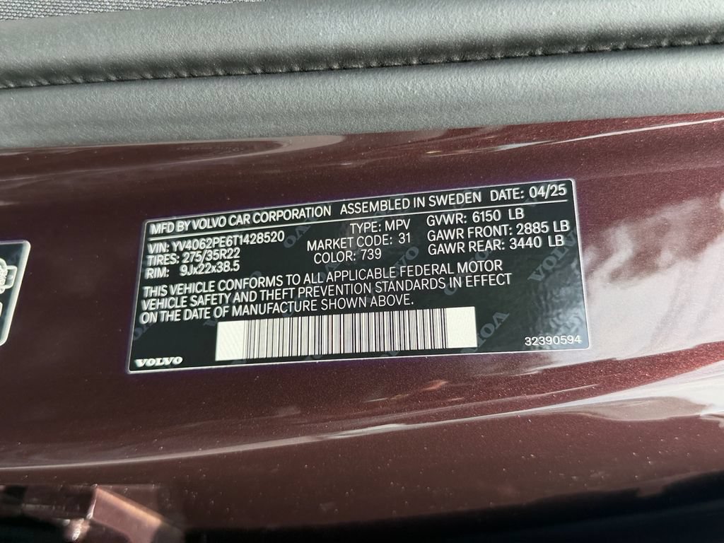 Certified 2026 Volvo XC90 B6 Plus AWD/4WD image 30