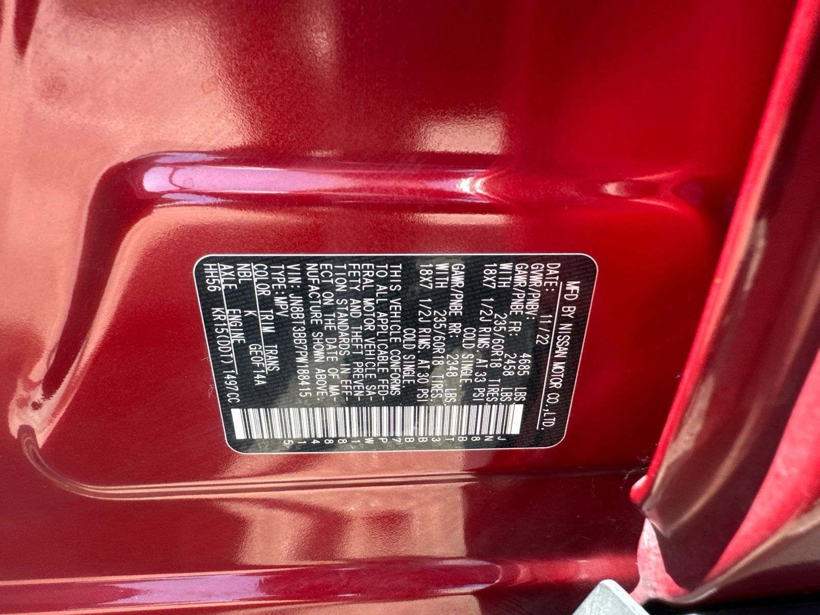 Certified 2023 Nissan Rogue SV AWD/4WD image 30