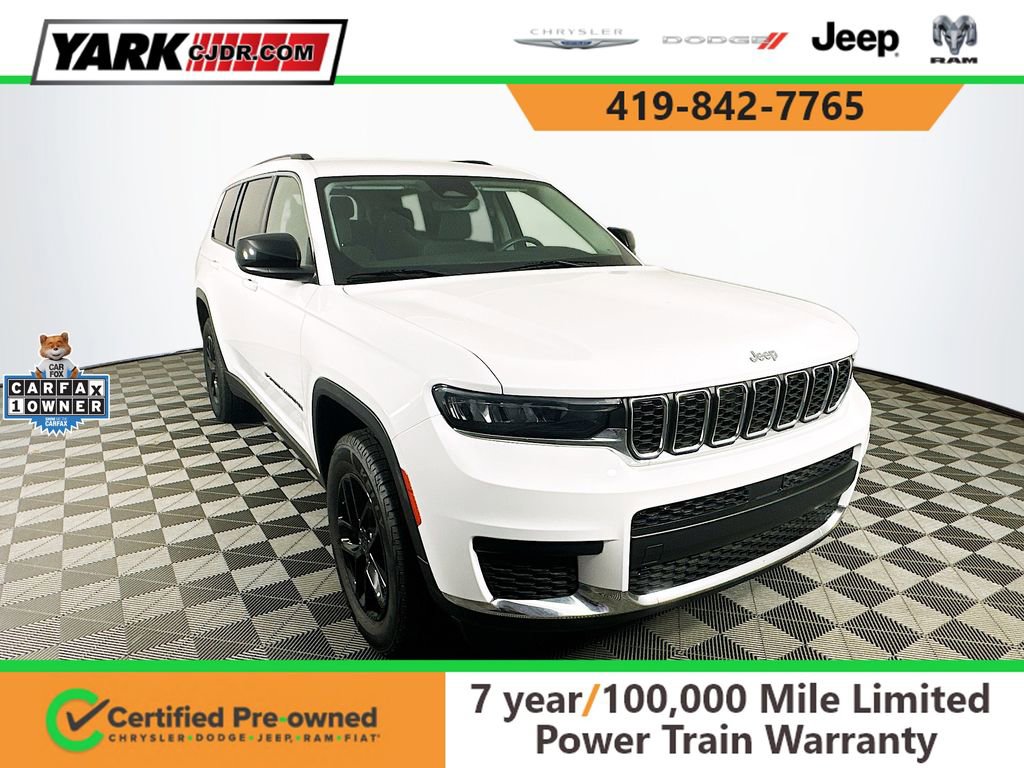 Certified 2023 Jeep Grand Cherokee L Laredo w/ Luxury Tech Group I AWD/4WD 360° Tour