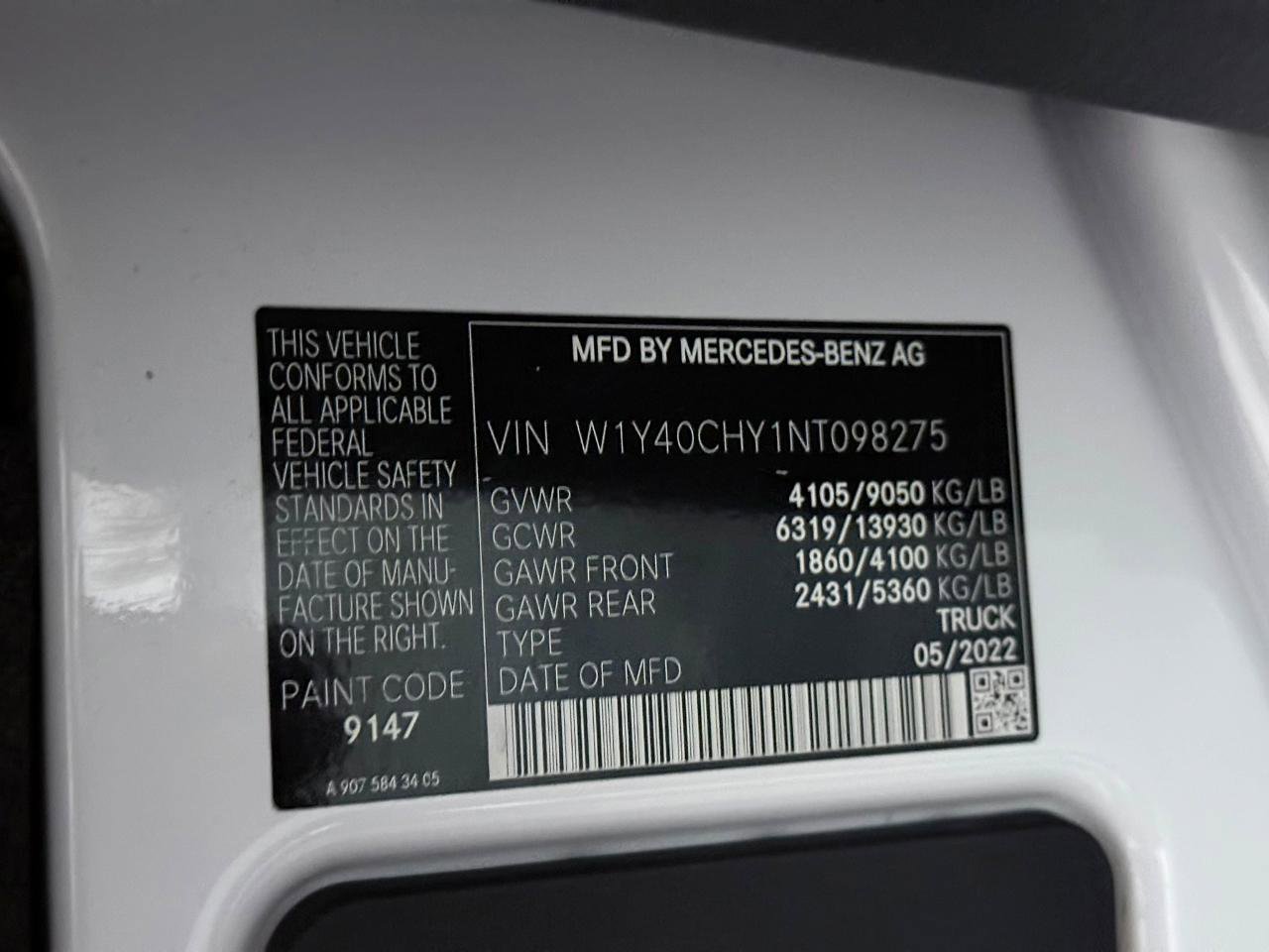 Used 2022 Mercedes-Benz Sprinter 2500 image 33