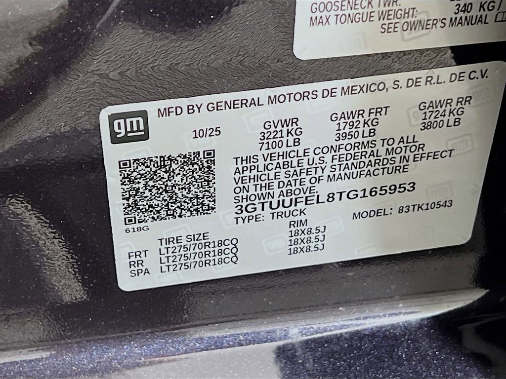 Certified 2026 GMC Sierra 1500 AT4X image 29