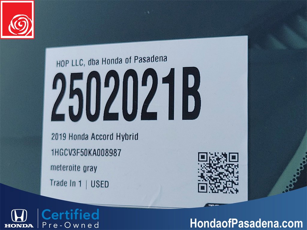 Certified 2019 Honda Accord EX-L image 34
