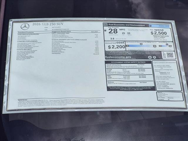 New 2026 Mercedes-Benz GLB 250 image 16