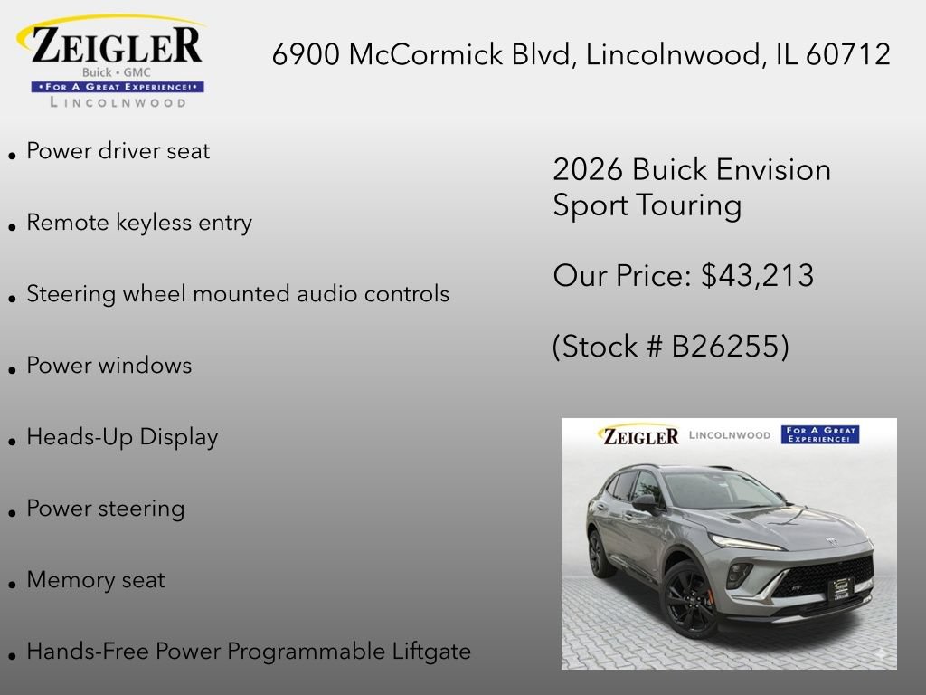New 2026 Buick Envision Sport Touring AWD/4WD image 18