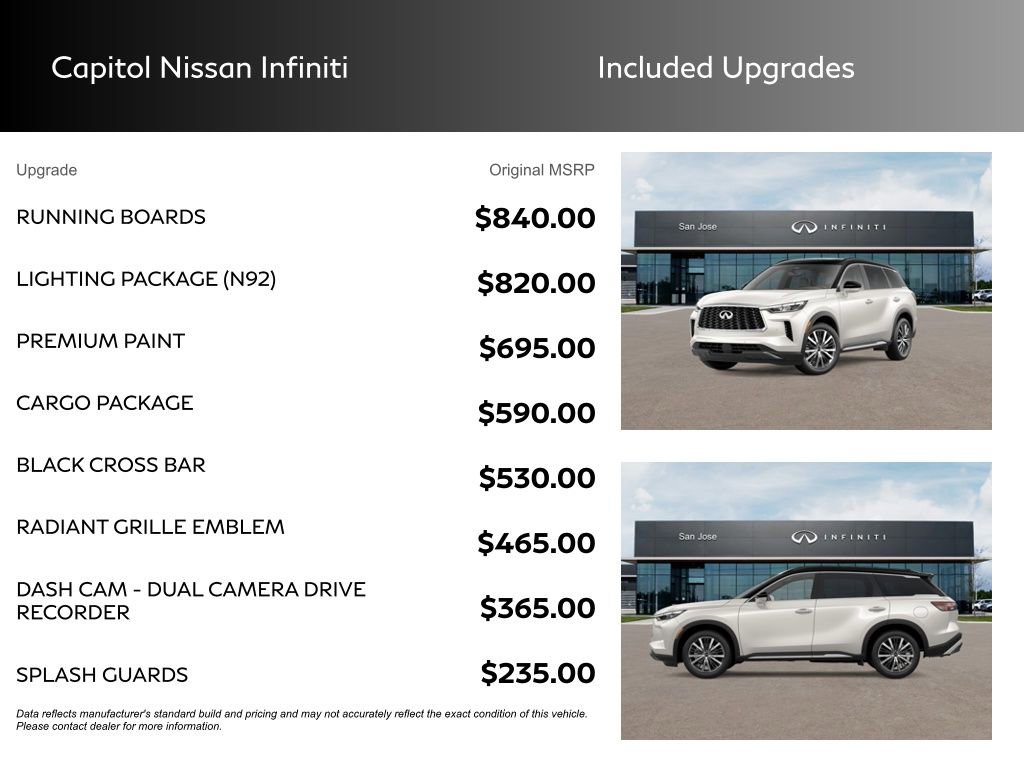 New 2025 INFINITI QX60 Autograph w/ Lighting Package (N92) image 3