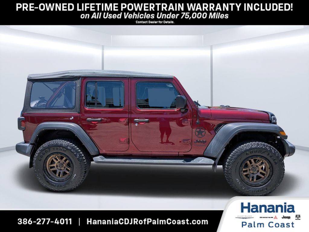 Used 2022 Jeep Wrangler Unlimited Sport AWD/4WD image 2