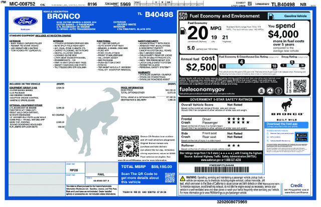 New 2026 Ford Bronco Outer Banks AWD/4WD image 25