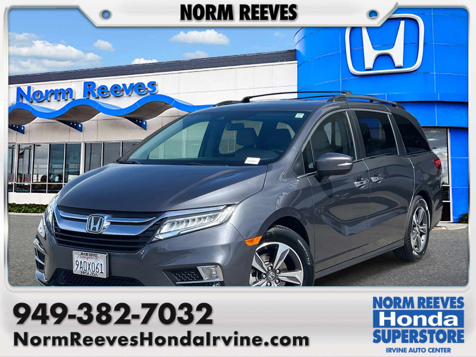 Certified 2019 Honda Odyssey Touring