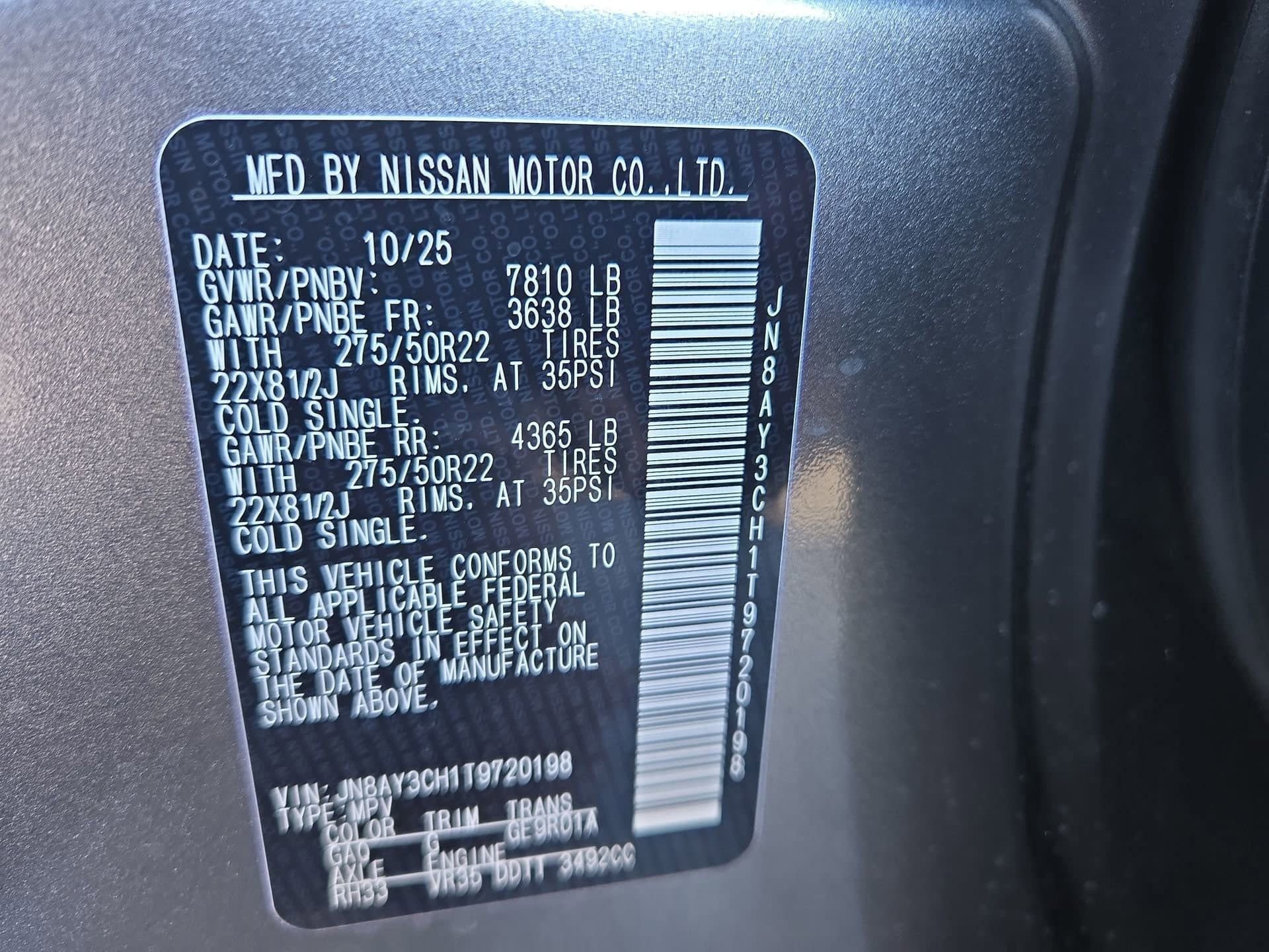 New 2026 Nissan Armada Platinum Reserve image 39