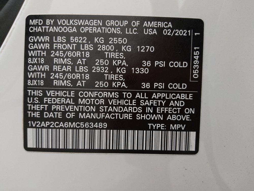 Used 2021 Volkswagen Atlas S image 33