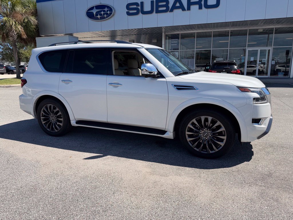 Used 2023 Nissan Armada Platinum w/ Captain's Chairs Package AWD/4WD image 1