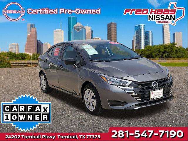 Certified 2025 Nissan Versa S w/ Trunk Package FWD image 1