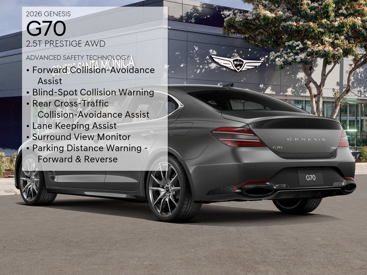 New 2026 Genesis G70 2.5T Prestige AWD/4WD image 8