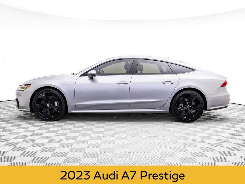 Used 2023 Audi A7 3.0T Prestige w/ S Line Black Optic Package image 2