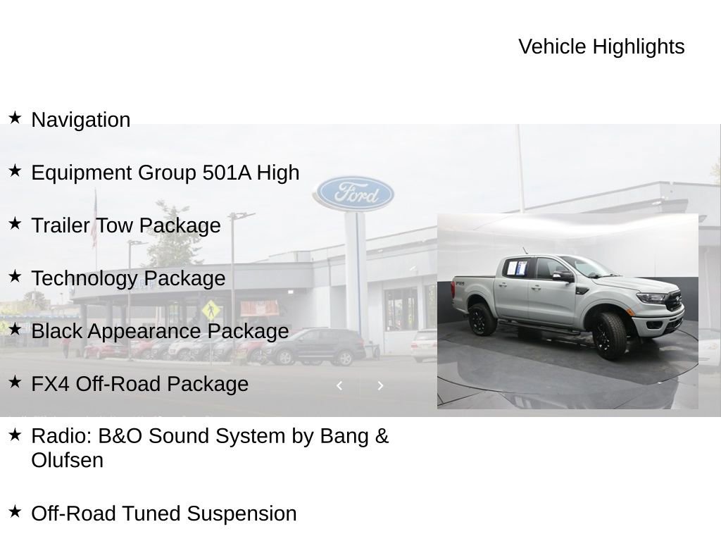 Used 2023 Ford Ranger Lariat w/ Equipment Group 501A High AWD/4WD image 20