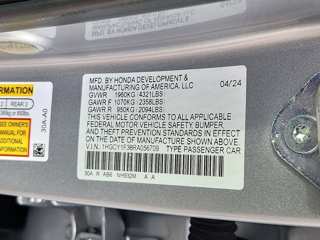 Used 2024 Honda Accord EX image 15