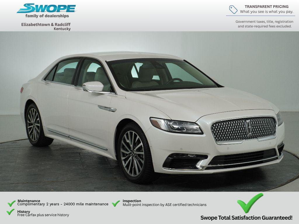 Used 2017 Lincoln Continental Select w/ Technology Package FWD image 1