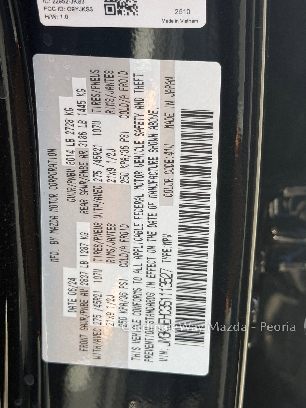 Certified 2025 MAZDA CX-70 3.3 Turbo S w/ Premium Plus image 34