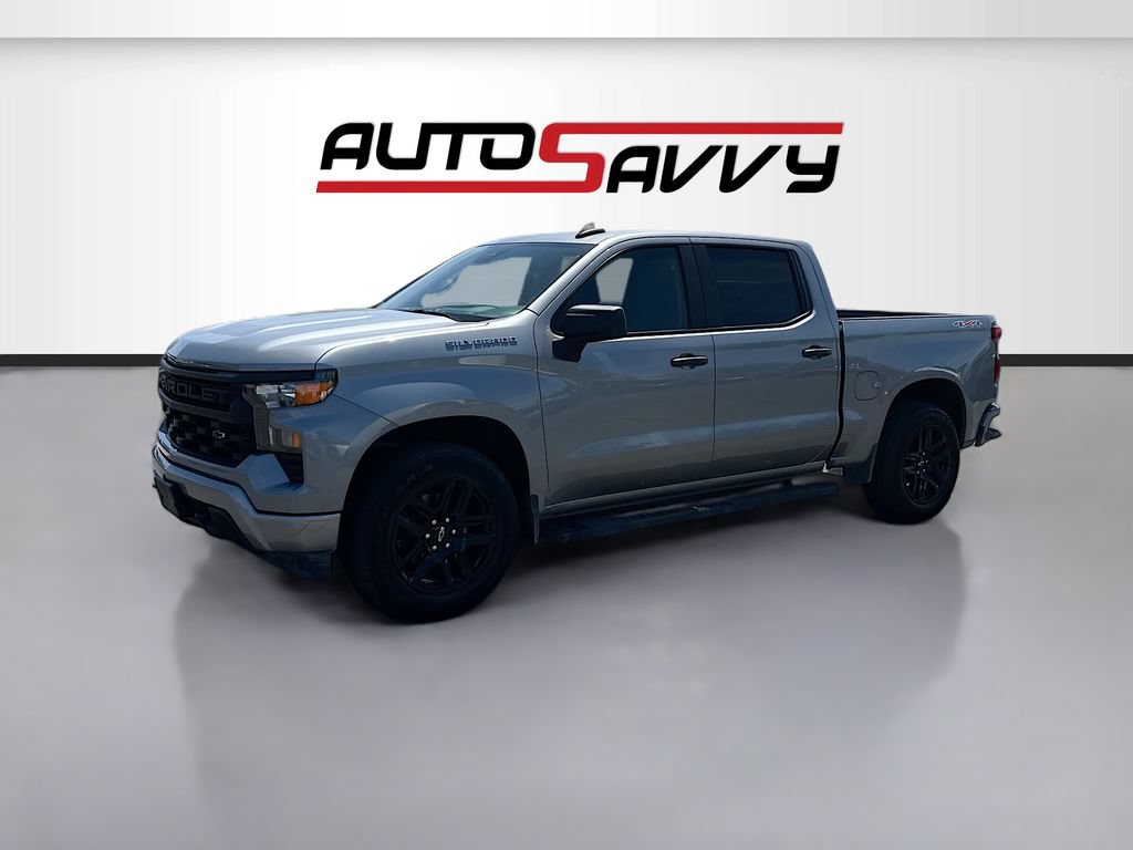 Used 2023 Chevrolet Silverado 1500 Custom w/ LPO, Dark Essentials Package AWD/4WD image 3