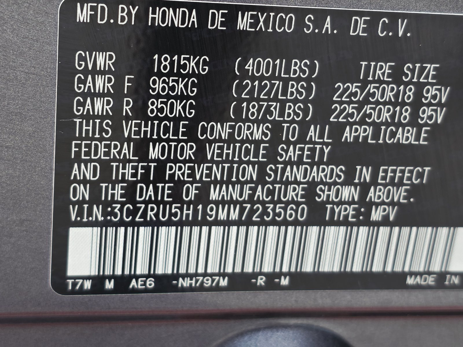 Used 2021 Honda HR-V Sport image 31