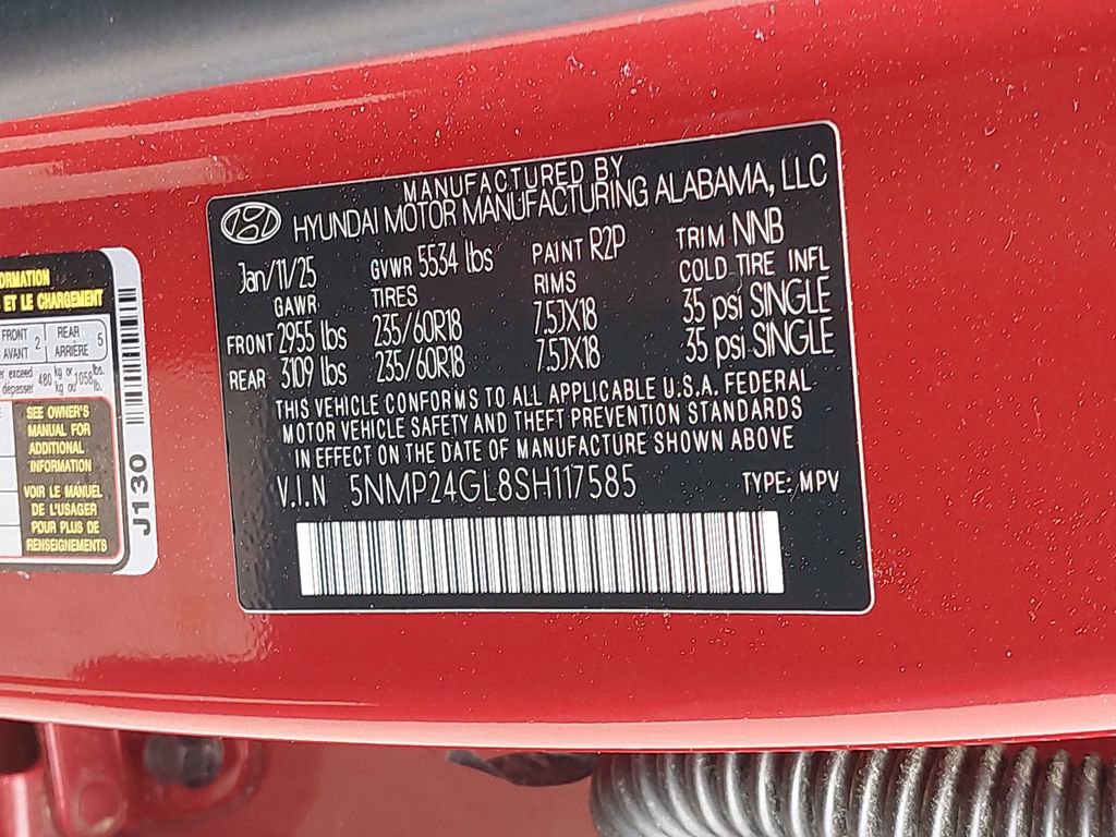 Certified 2025 Hyundai Santa Fe SEL image 36