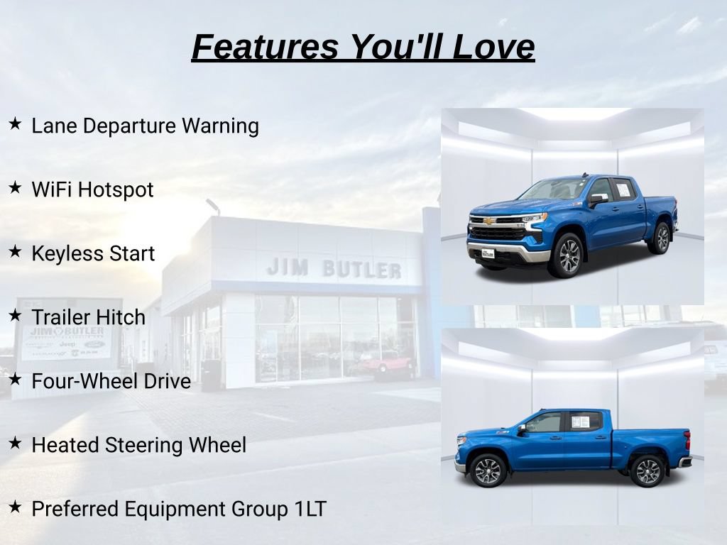 Used 2023 Chevrolet Silverado 1500 LT w/ Z71 Off-Road Package AWD/4WD image 16