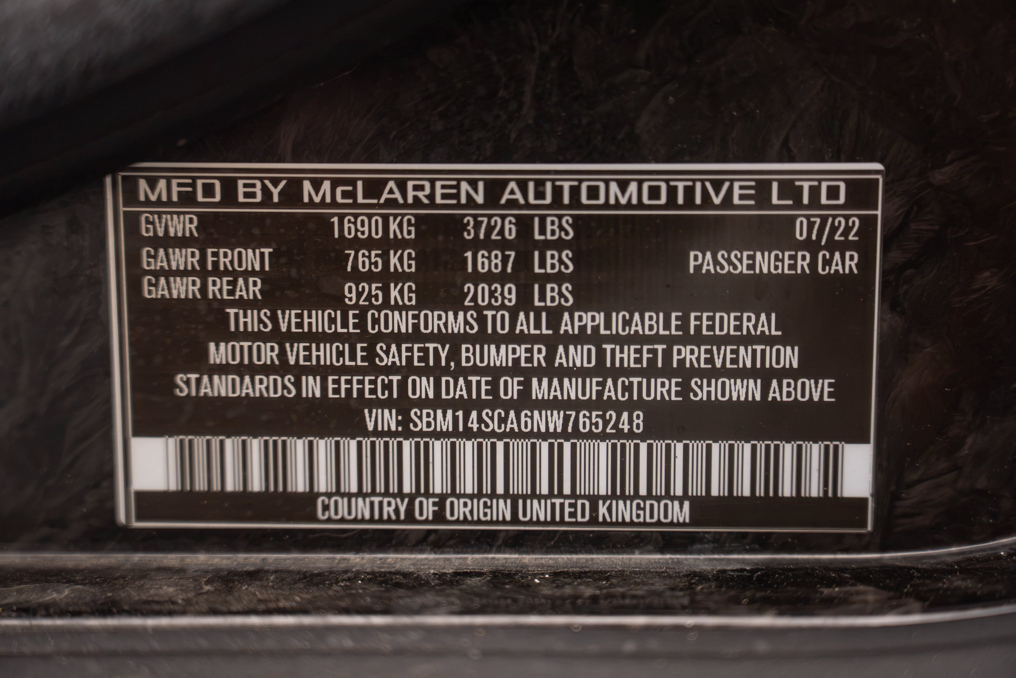 Used 2022 McLaren 765LT RWD image 28