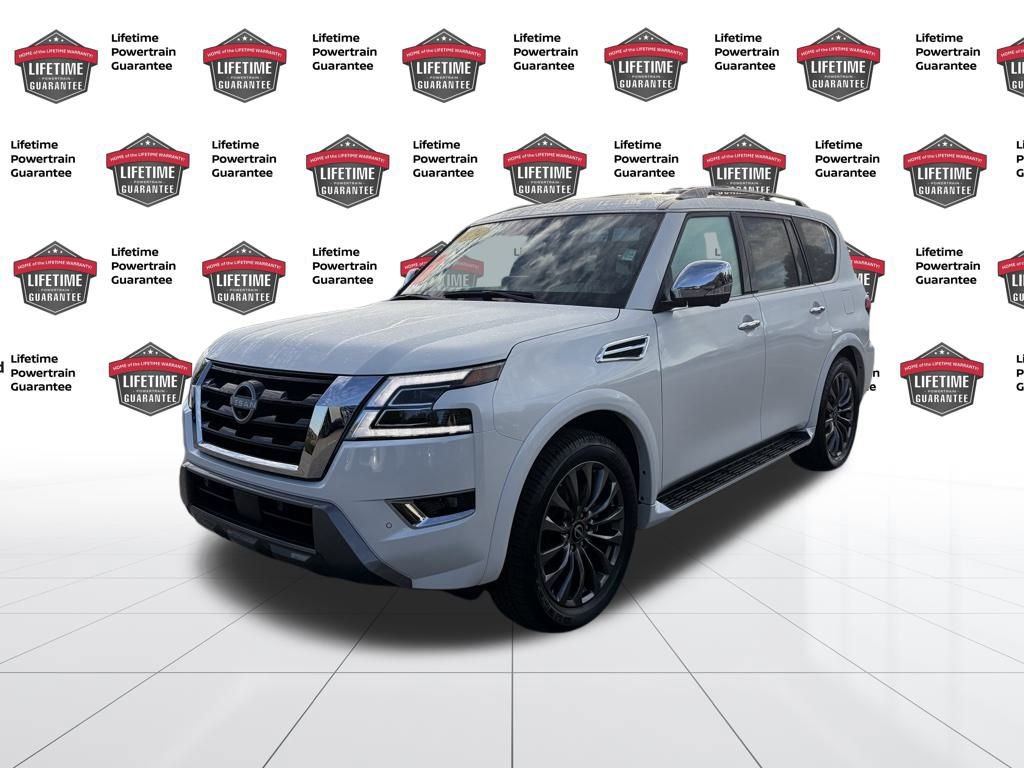 Certified 2024 Nissan Armada Platinum w/ Captain's Chairs Package