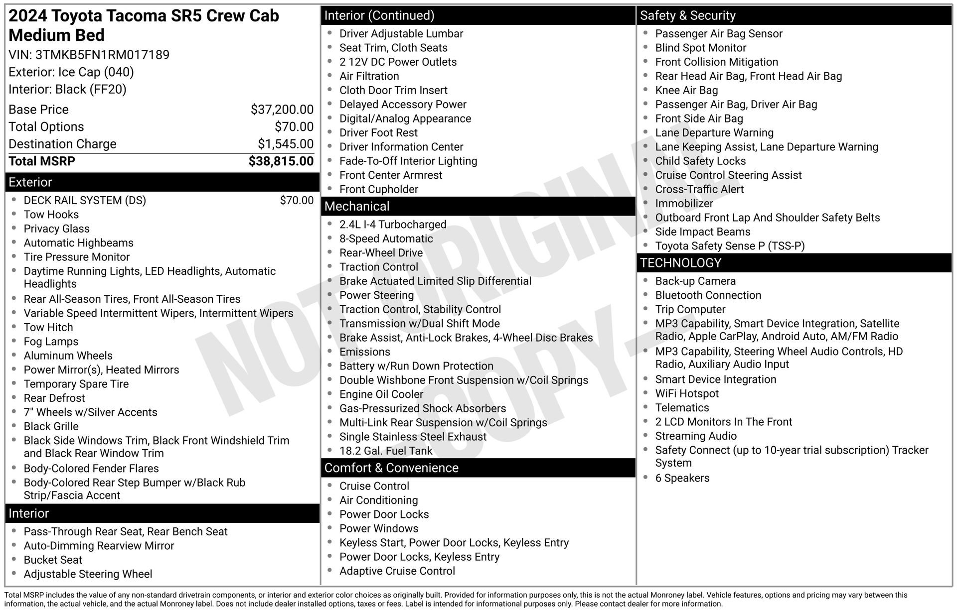 Used 2024 Toyota Tacoma SR5 image 10