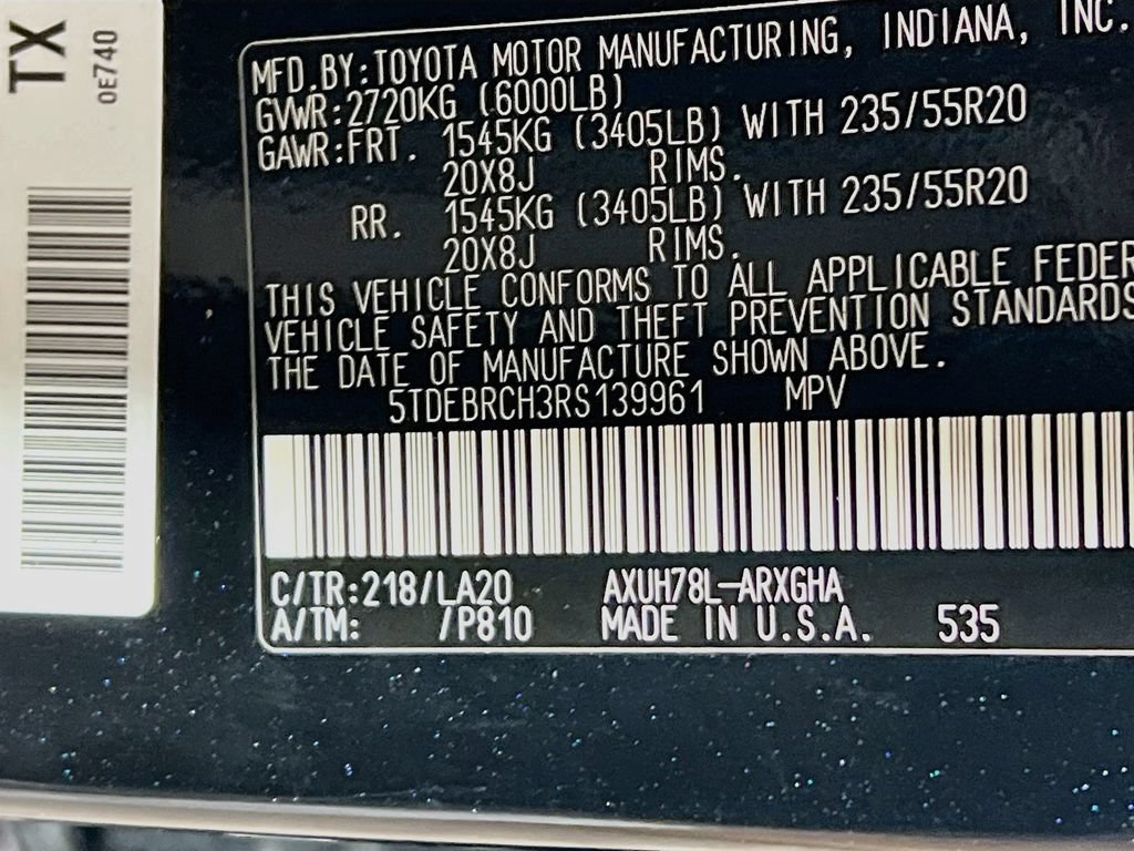Certified 2024 Toyota Highlander Platinum AWD/4WD image 28