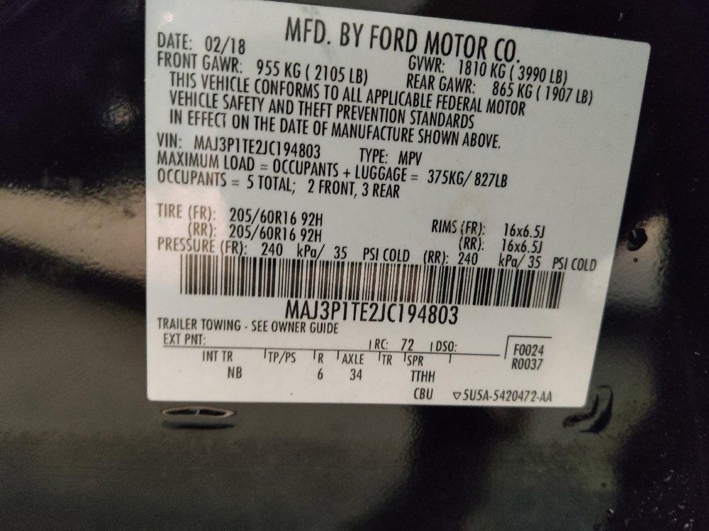 Used 2018 Ford EcoSport SE w/ SE Convenience Package image 33