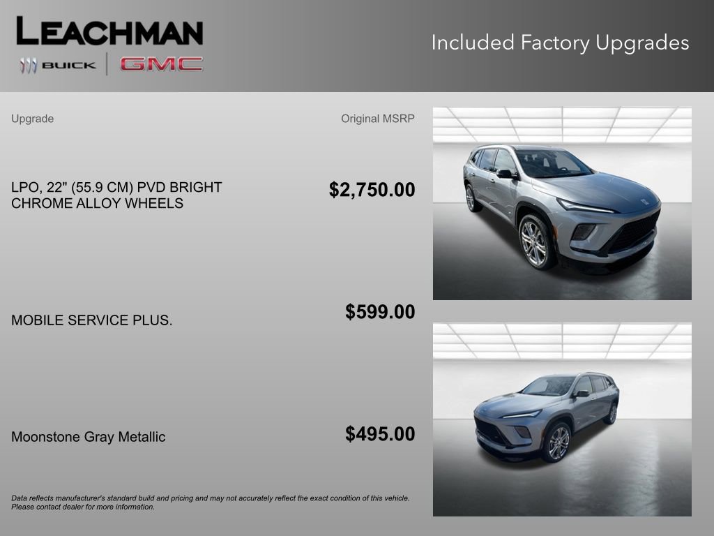 New 2026 Buick Enclave Sport Touring w/ LPO, Floor Liner Package image 5