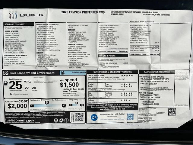 New 2026 Buick Envision Preferred AWD/4WD image 21