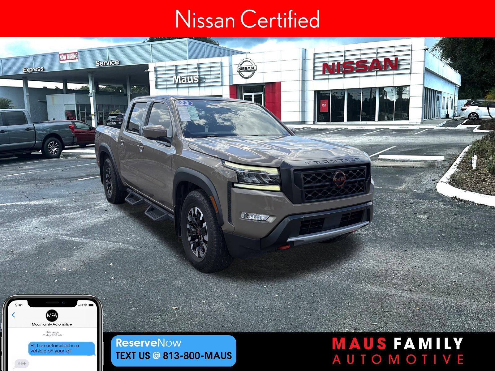 Certified 2023 Nissan Frontier Pro-X w/ Technology Package