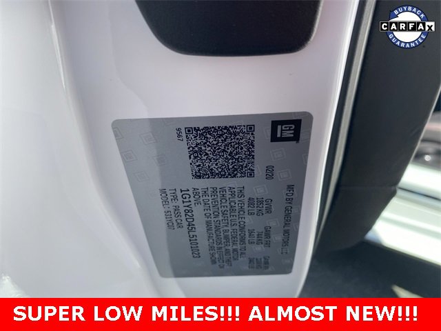 Certified 2020 Chevrolet Corvette Stingray Premium Cpe w/ 3LT Preferred Equipment Group image 33