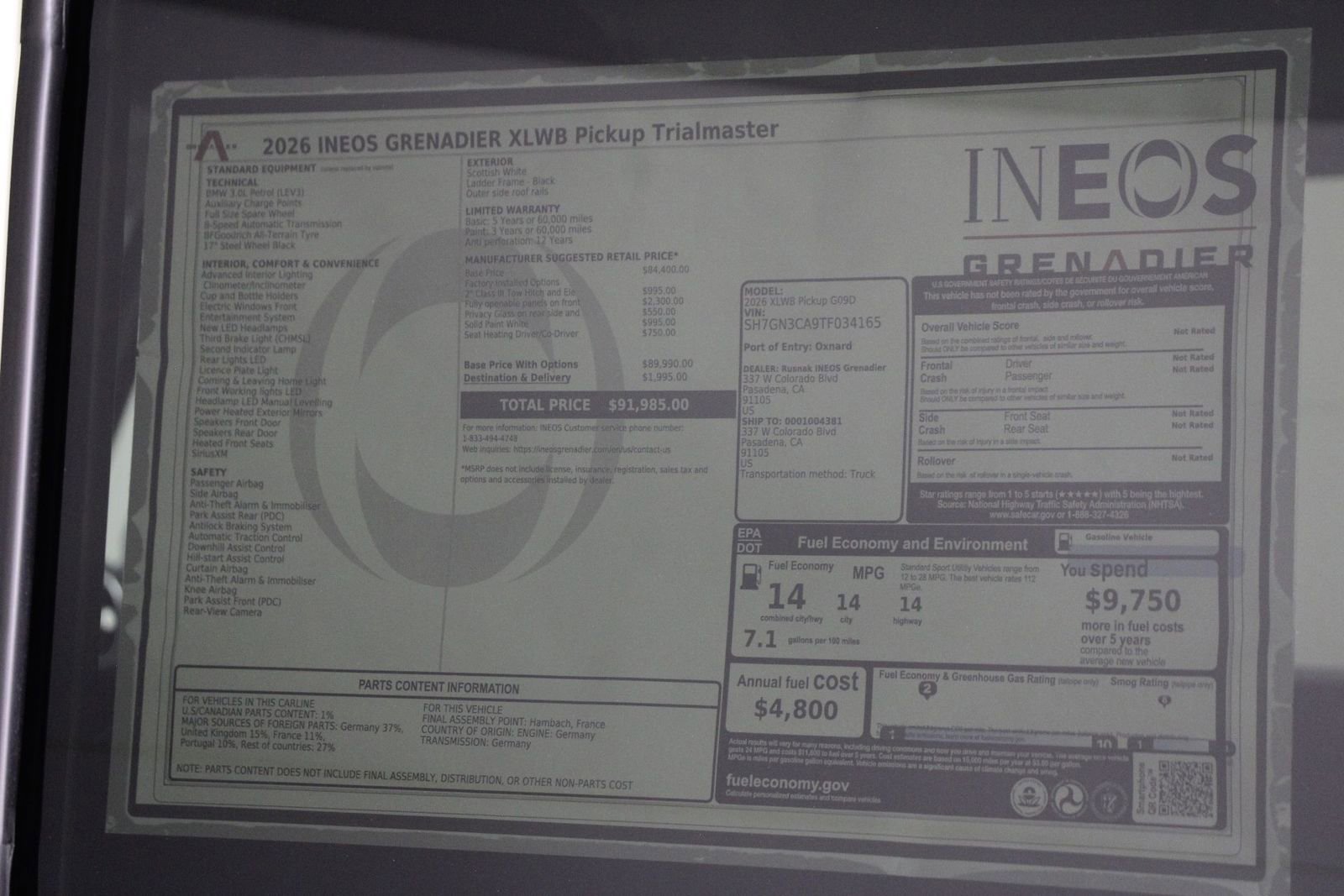 New 2026 INEOS Grenadier AWD/4WD image 22