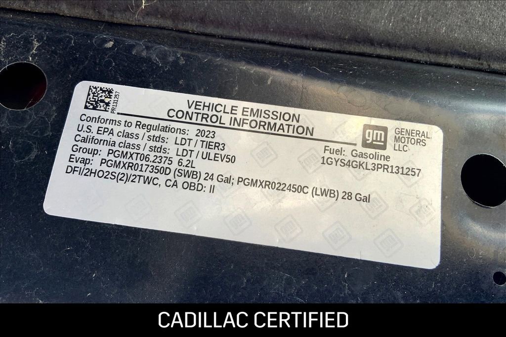 Certified 2023 Cadillac Escalade Sport Platinum w/ LPO, ONYX Package AWD/4WD image 30