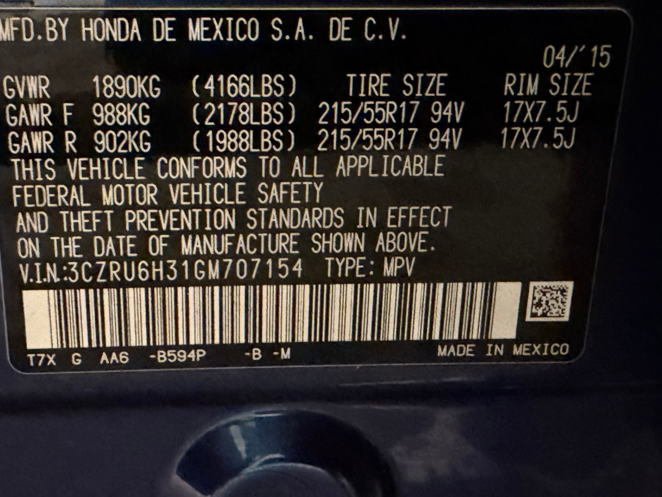Used 2016 Honda HR-V EX-L image 18