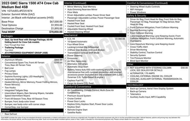 Used 2023 GMC Sierra 1500 AT4 image 27