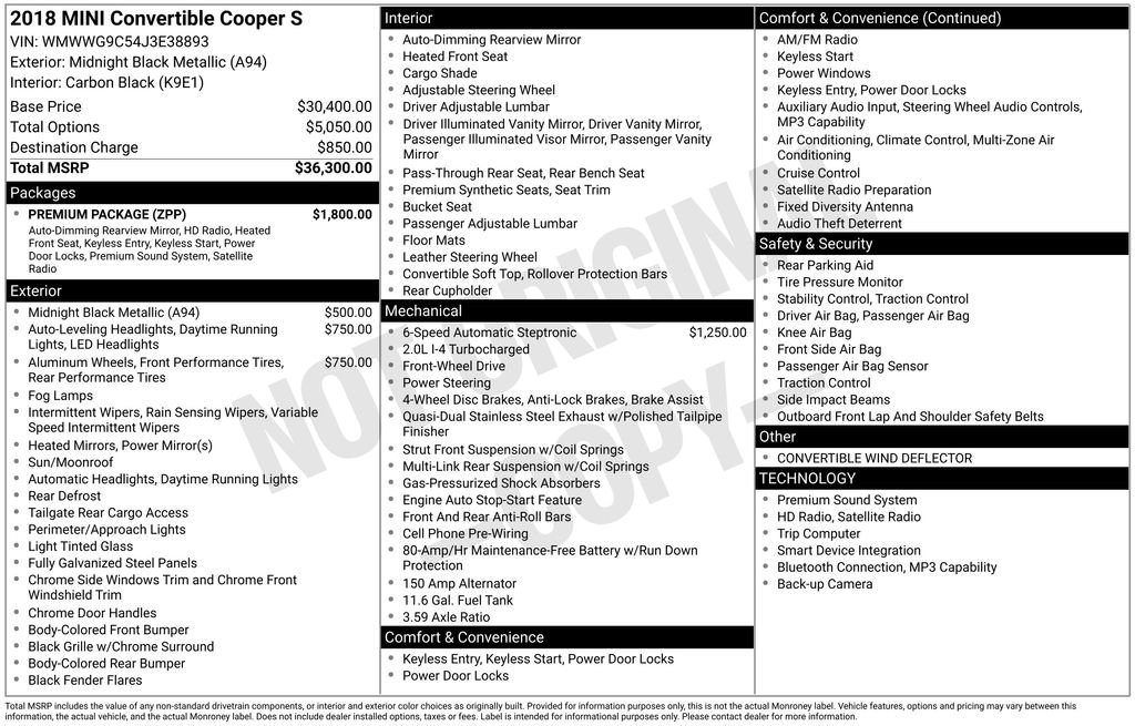 Used 2018 MINI Cooper S w/ Premium Package image 9