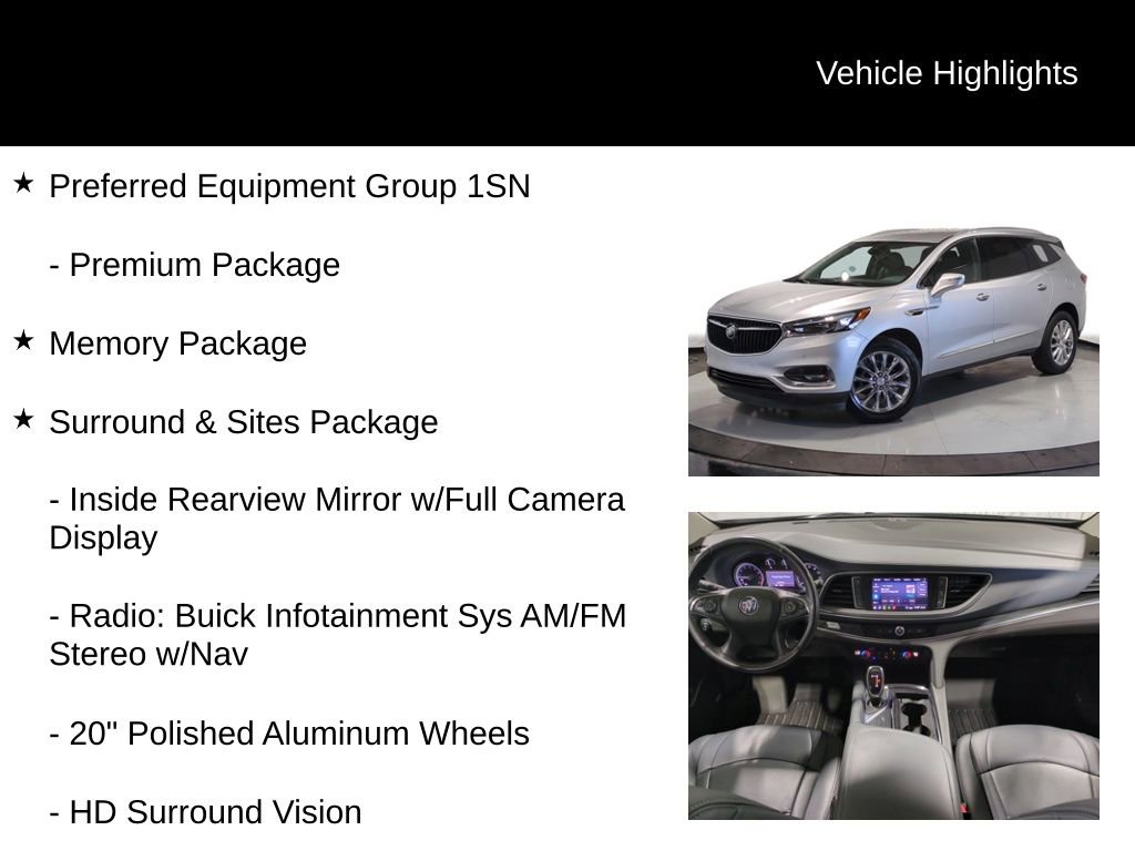 Used 2021 Buick Enclave Premium w/ Surround and Sites Package image 7