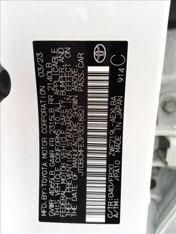 Used 2023 Toyota Corolla LE w/ Carpet Mat Package (TMS) image 22