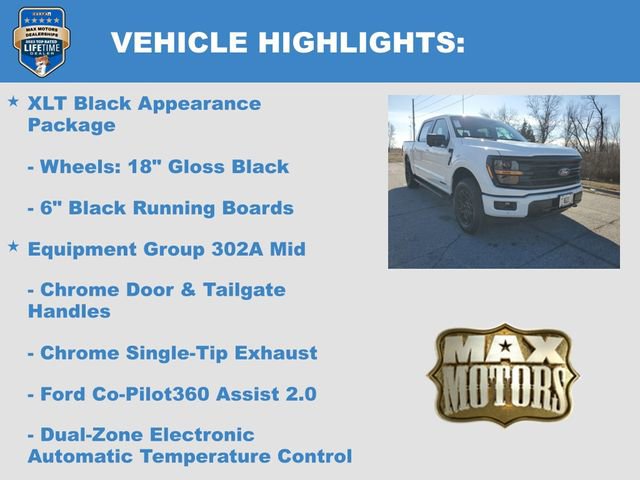 New 2025 Ford F150 XLT w/ Equipment Group 302A MID image 11