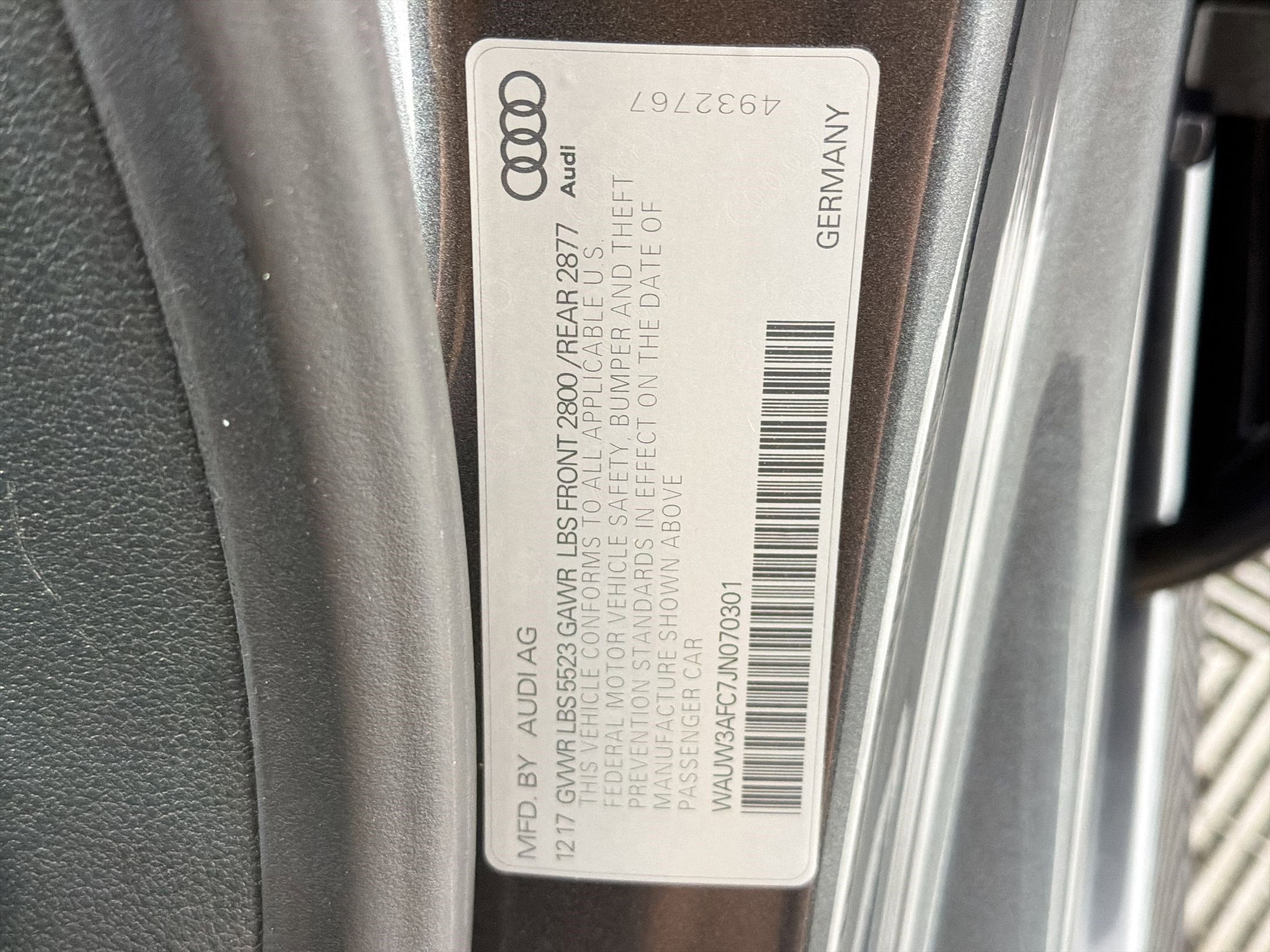 Used 2018 Audi A7 3.0T Premium Plus w/ Competition Package image 21